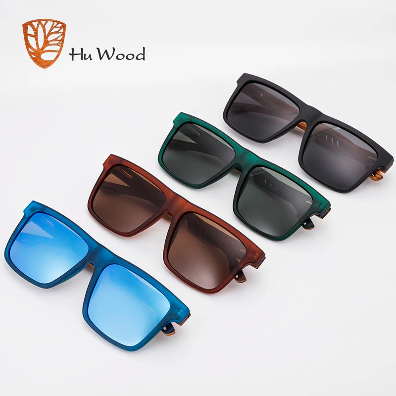 HU Natural Handmade Wood Sunglasses - Polarized UV400