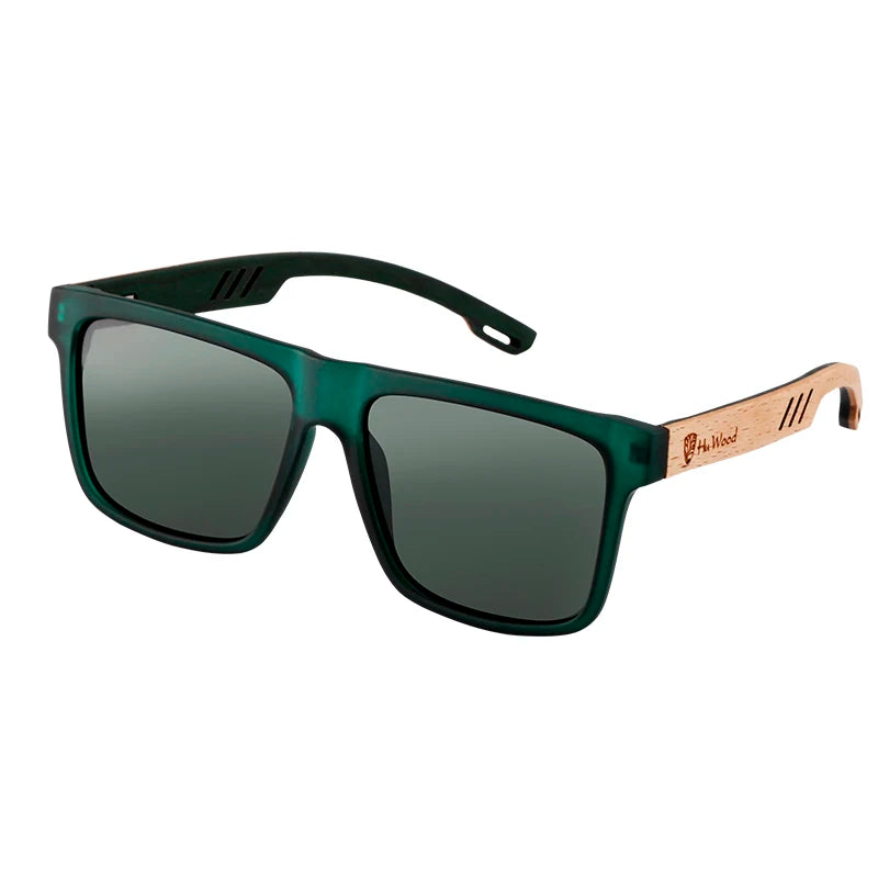 HU Natural Handmade Wood Sunglasses - Polarized UV400