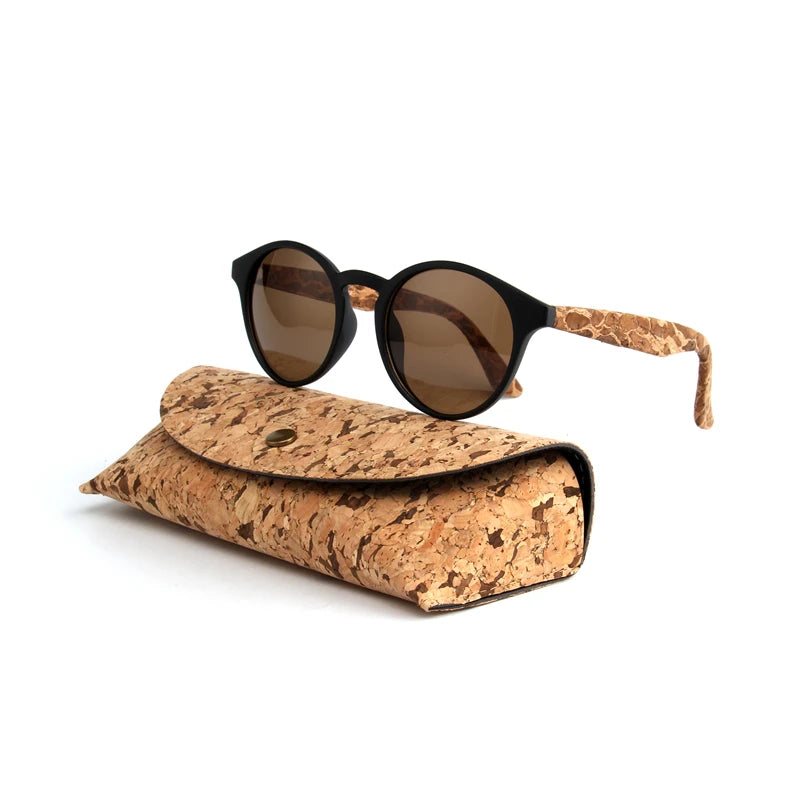 Kenbo Wood Bamboo Grain Polarized Sunglasses With Case - Wooden Sunglasses