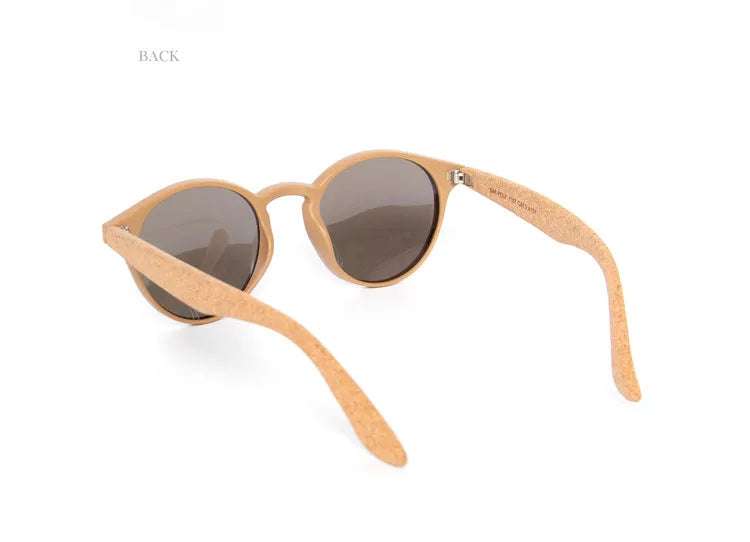 Kenbo Wood Bamboo Grain Polarized Sunglasses With Case - Wooden Sunglasses