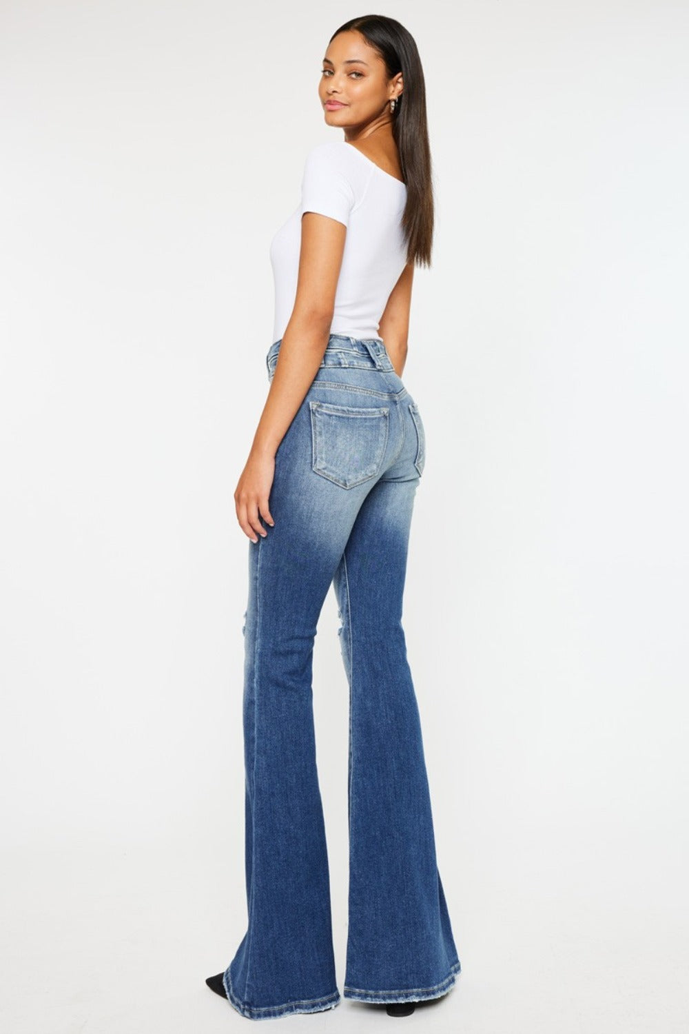 Kancan High Rise Flare Jeans