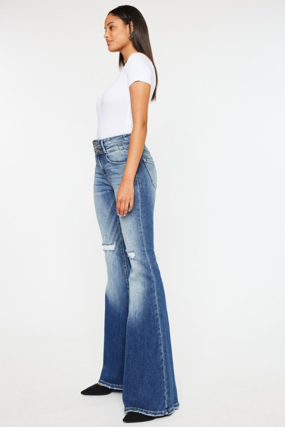 Kancan High Rise Flare Jeans