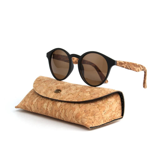 Kenbo Wood Bamboo Grain Polarized Sunglasses With Case - Wooden Sunglasses