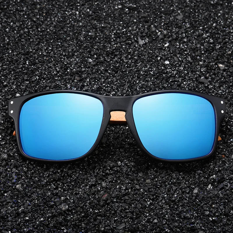 Beech Wood Handmade Sunglasses -Polarized Eyewear, Reinforced Hinge